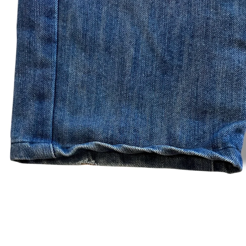 Jordan Craig Men's 42x32 Jeans Sean Slim Tapered Fit Moto Detailed Blue Denim